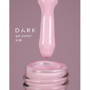 Dark gel polish 58, 6 ml